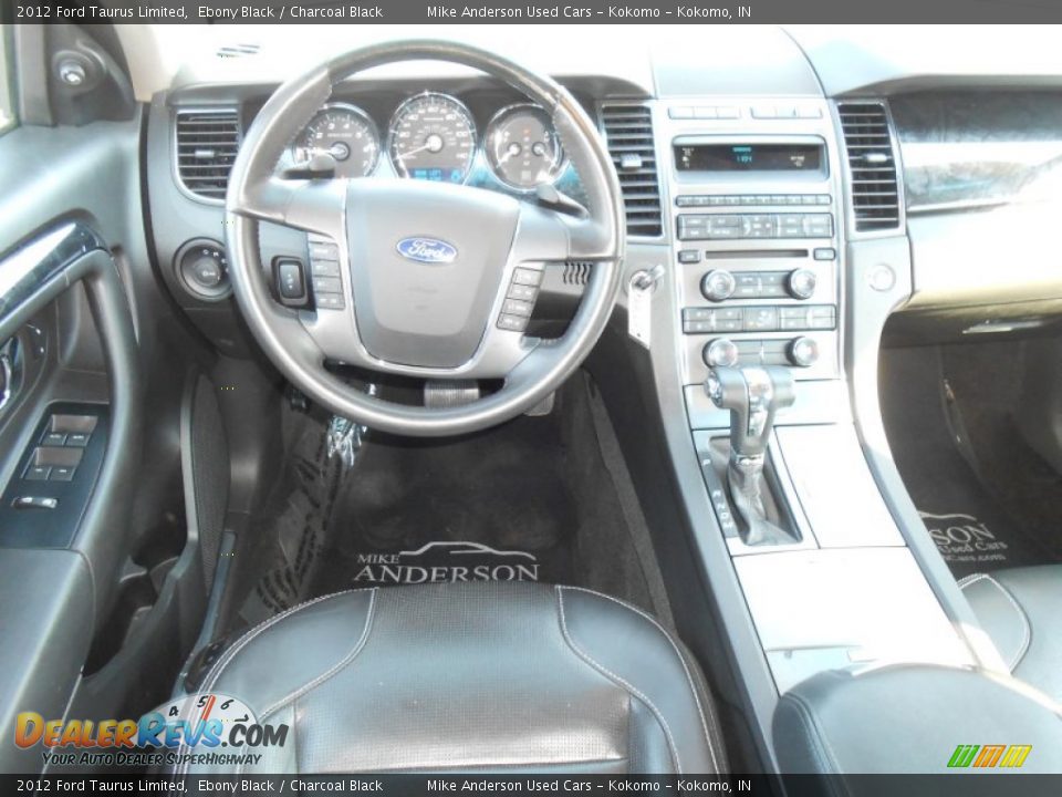 2012 Ford Taurus Limited Ebony Black / Charcoal Black Photo #6