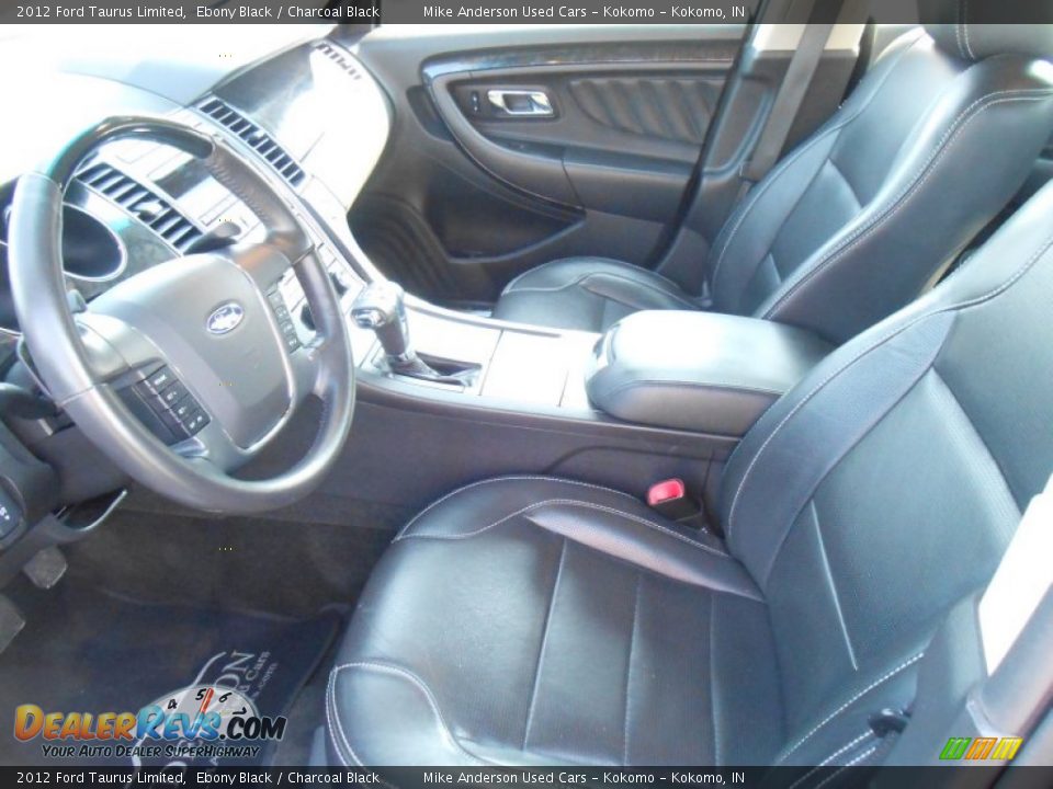 2012 Ford Taurus Limited Ebony Black / Charcoal Black Photo #9