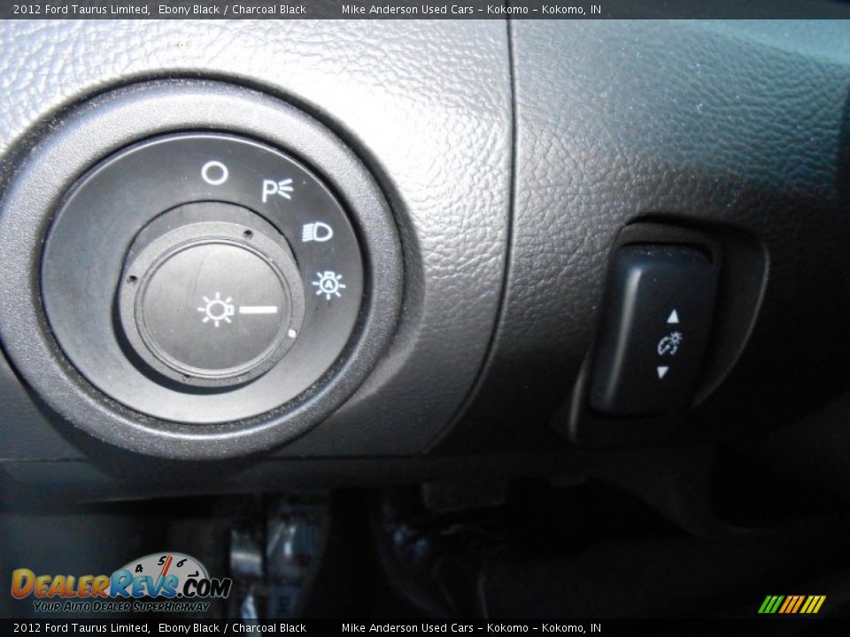 2012 Ford Taurus Limited Ebony Black / Charcoal Black Photo #10