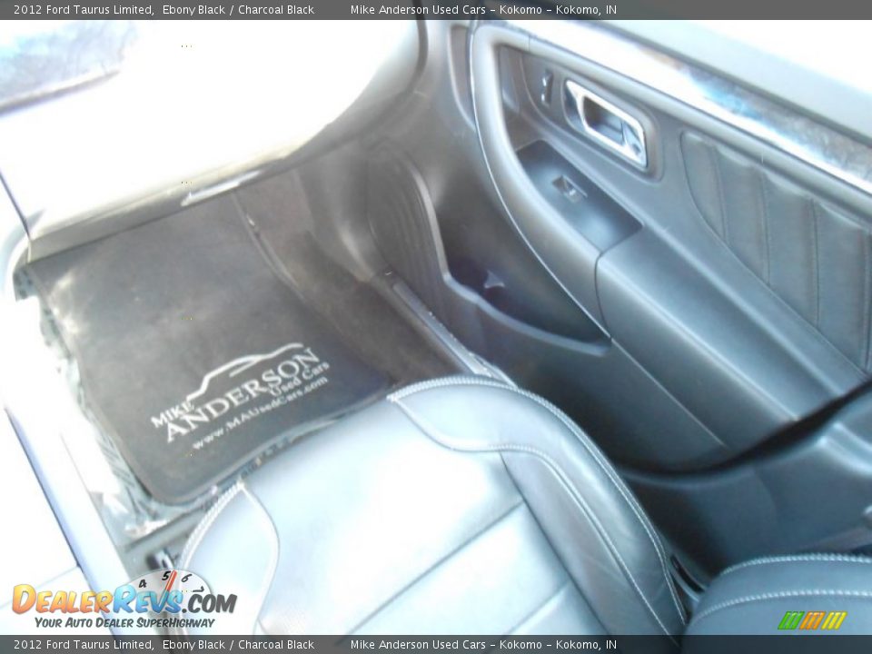 2012 Ford Taurus Limited Ebony Black / Charcoal Black Photo #19