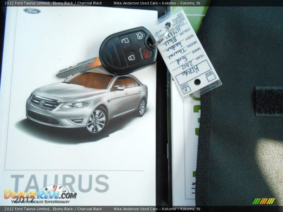 2012 Ford Taurus Limited Ebony Black / Charcoal Black Photo #21