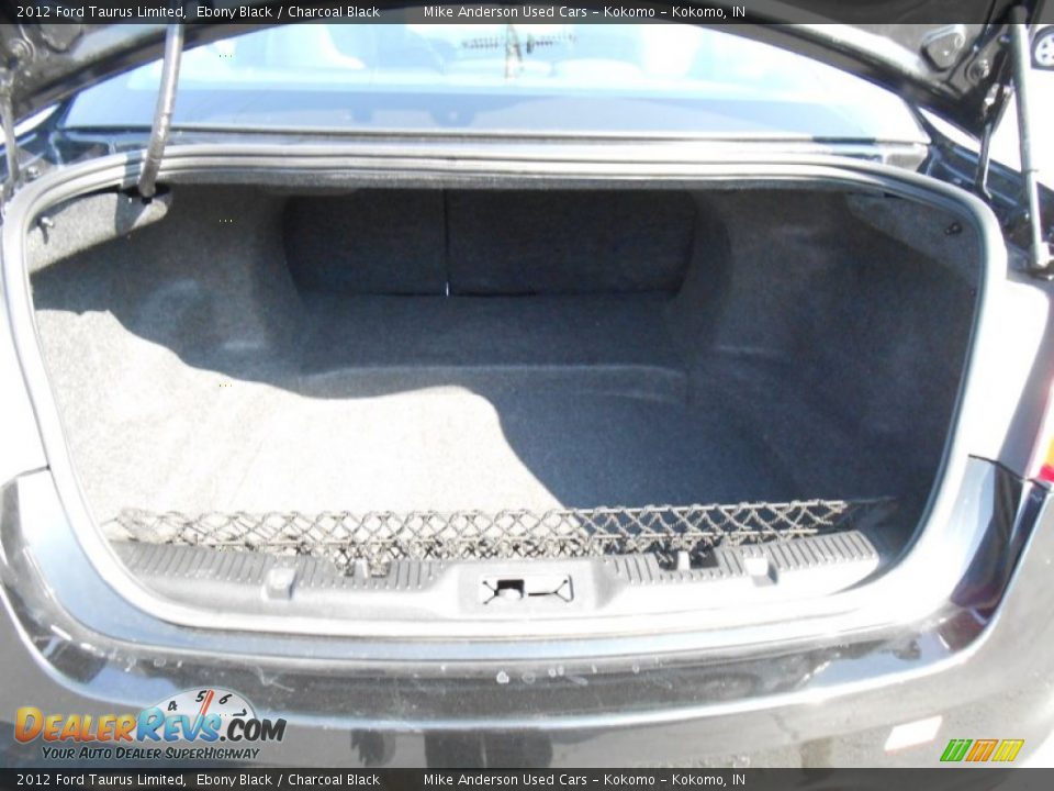 2012 Ford Taurus Limited Ebony Black / Charcoal Black Photo #22