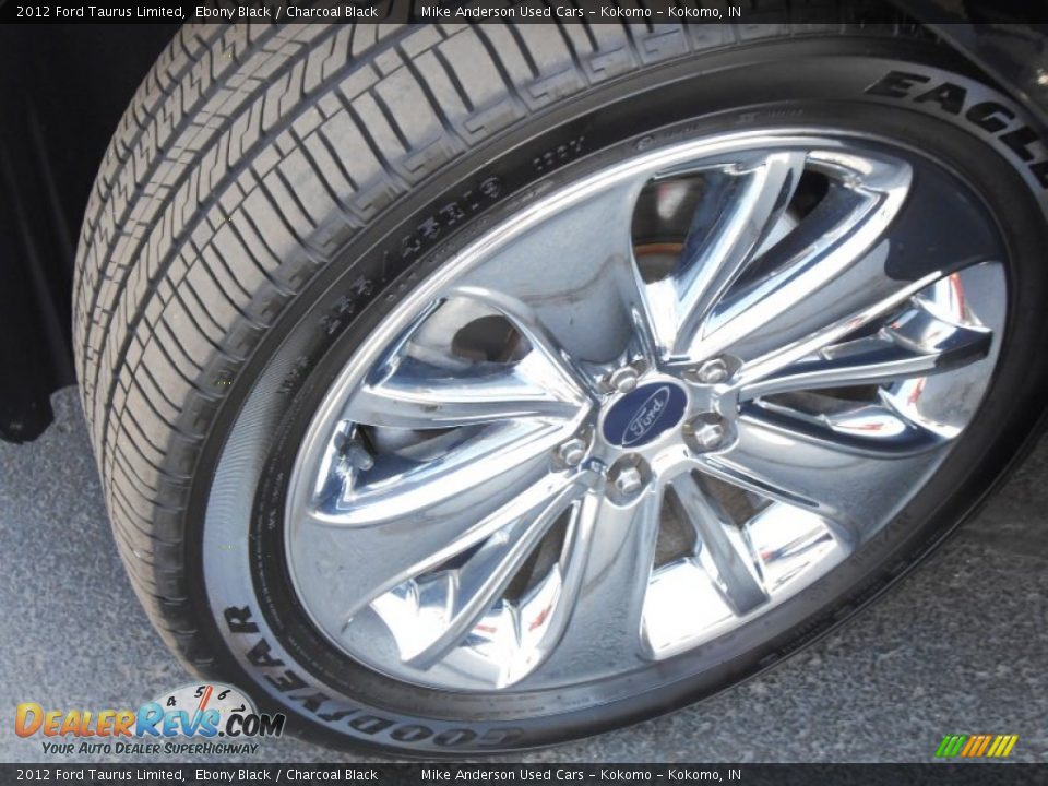 2012 Ford Taurus Limited Ebony Black / Charcoal Black Photo #24
