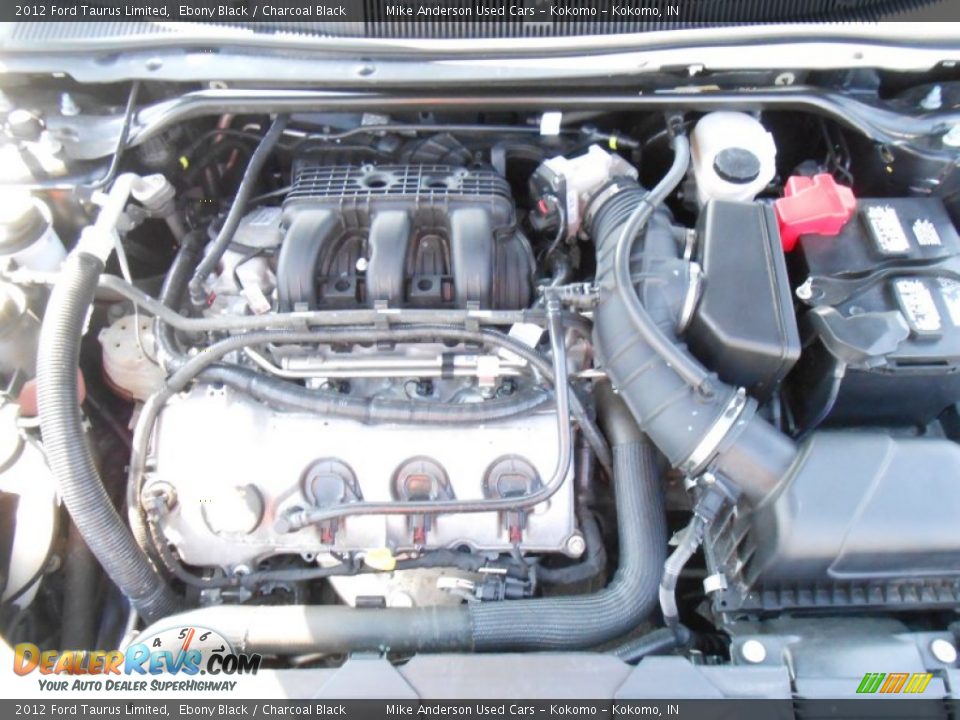 2012 Ford Taurus Limited Ebony Black / Charcoal Black Photo #25