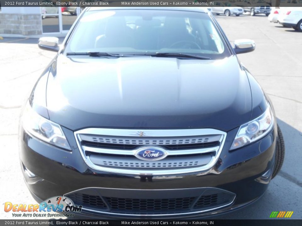 2012 Ford Taurus Limited Ebony Black / Charcoal Black Photo #26