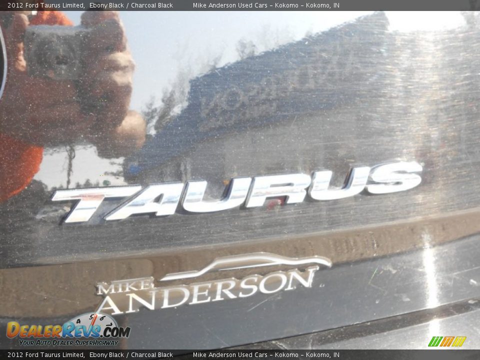 2012 Ford Taurus Limited Ebony Black / Charcoal Black Photo #28