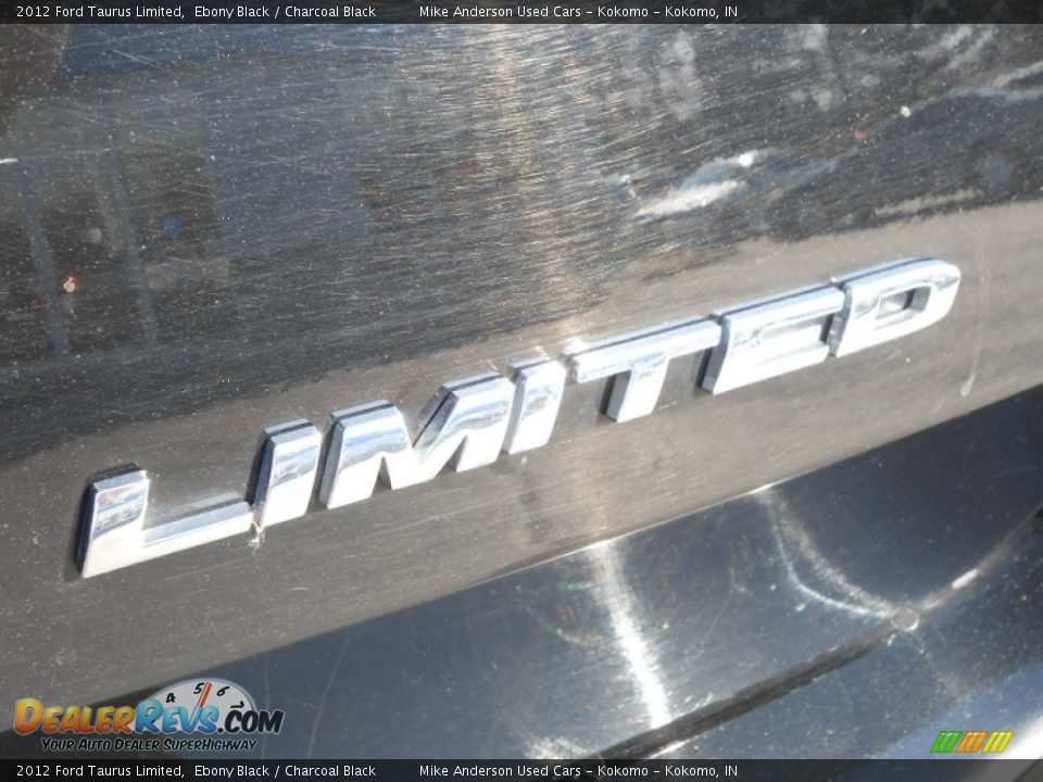 2012 Ford Taurus Limited Ebony Black / Charcoal Black Photo #29