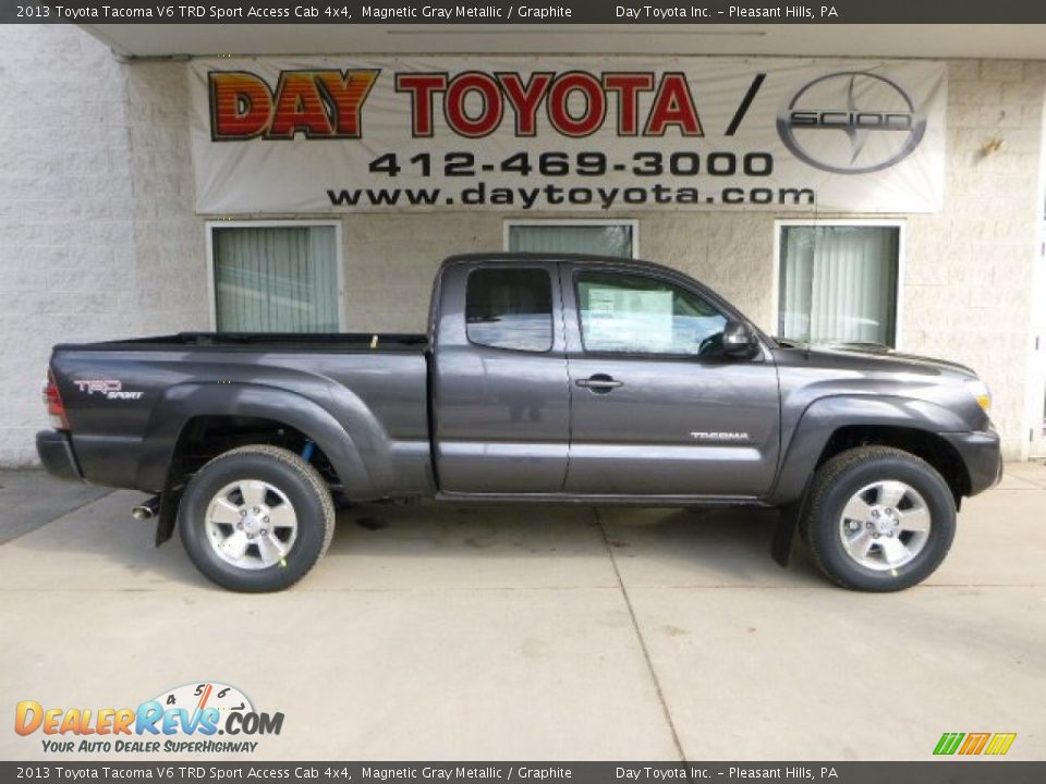 2013 Toyota Tacoma V6 TRD Sport Access Cab 4x4 Magnetic Gray Metallic / Graphite Photo #1