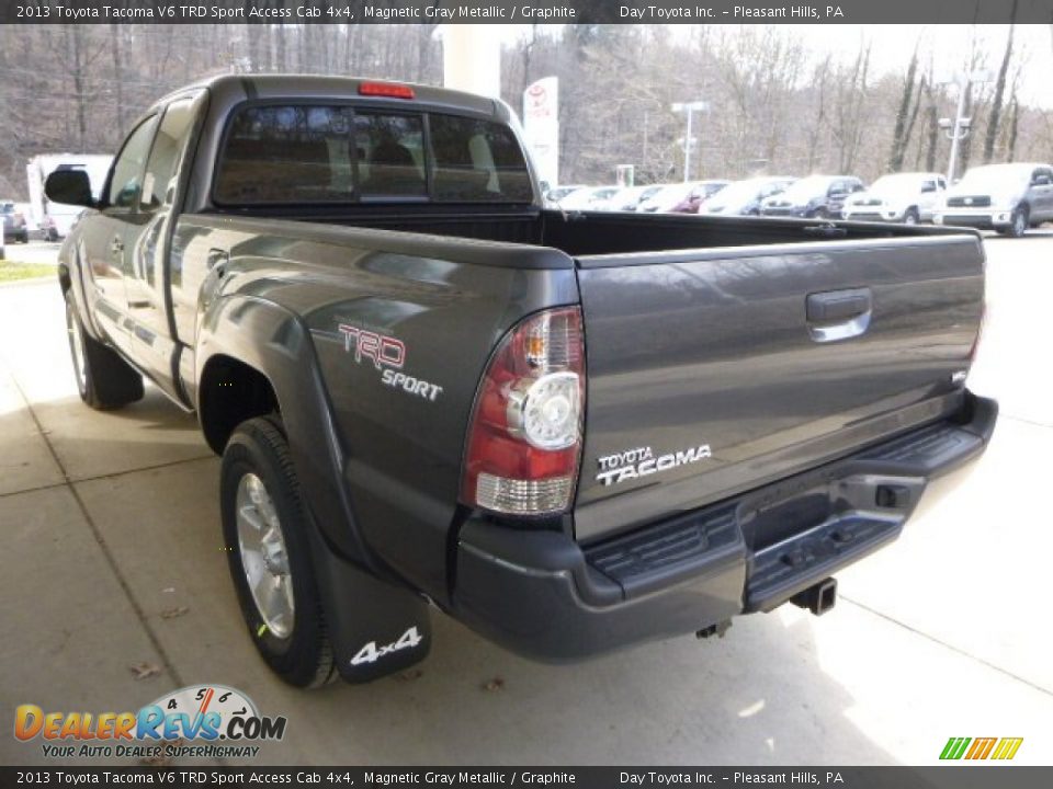 2013 Toyota Tacoma V6 TRD Sport Access Cab 4x4 Magnetic Gray Metallic / Graphite Photo #4