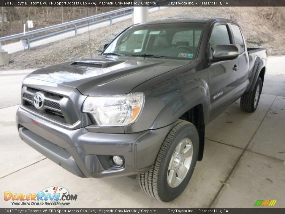 2013 Toyota Tacoma V6 TRD Sport Access Cab 4x4 Magnetic Gray Metallic / Graphite Photo #5