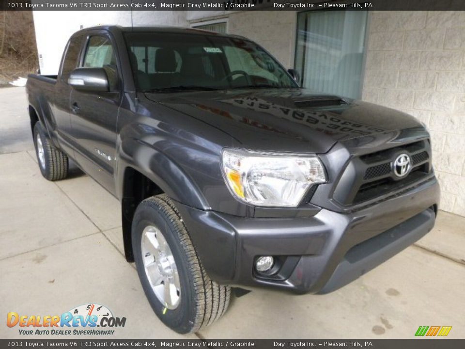 2013 Toyota Tacoma V6 TRD Sport Access Cab 4x4 Magnetic Gray Metallic / Graphite Photo #7