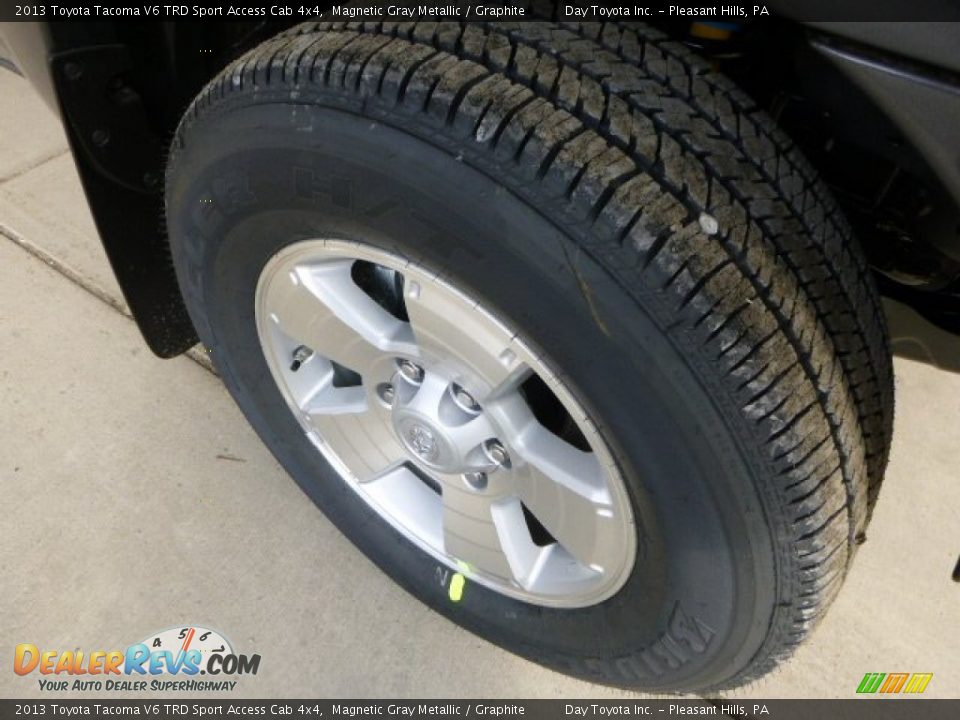 2013 Toyota Tacoma V6 TRD Sport Access Cab 4x4 Magnetic Gray Metallic / Graphite Photo #8