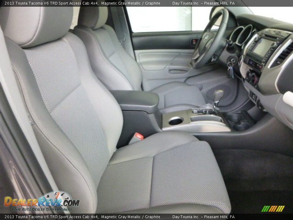 2013 Toyota Tacoma V6 TRD Sport Access Cab 4x4 Magnetic Gray Metallic / Graphite Photo #9