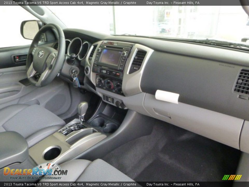 2013 Toyota Tacoma V6 TRD Sport Access Cab 4x4 Magnetic Gray Metallic / Graphite Photo #10