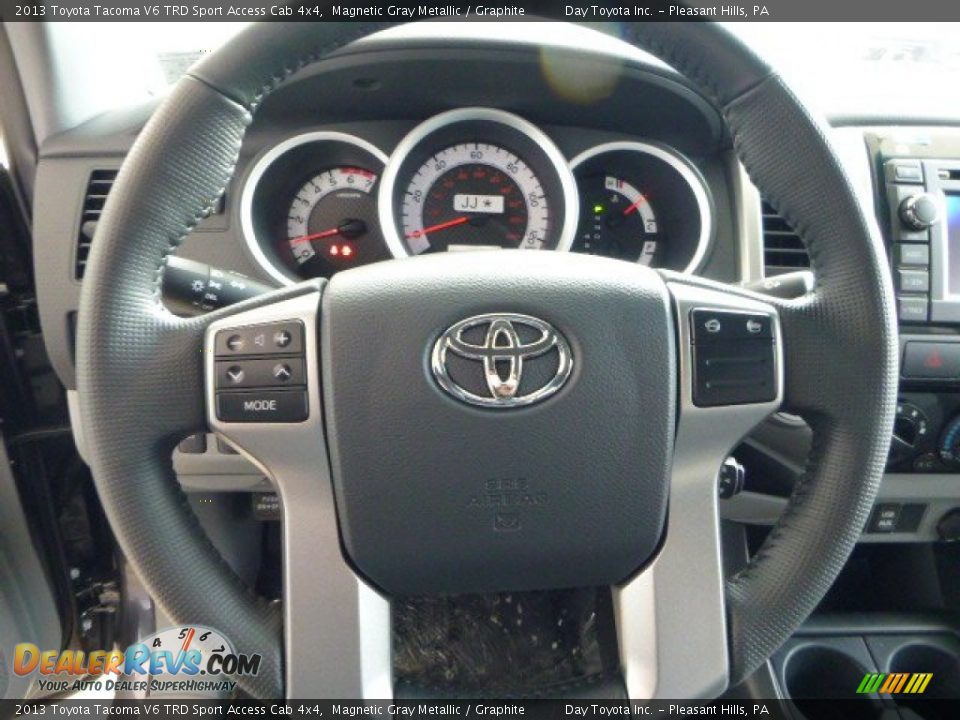 2013 Toyota Tacoma V6 TRD Sport Access Cab 4x4 Magnetic Gray Metallic / Graphite Photo #17