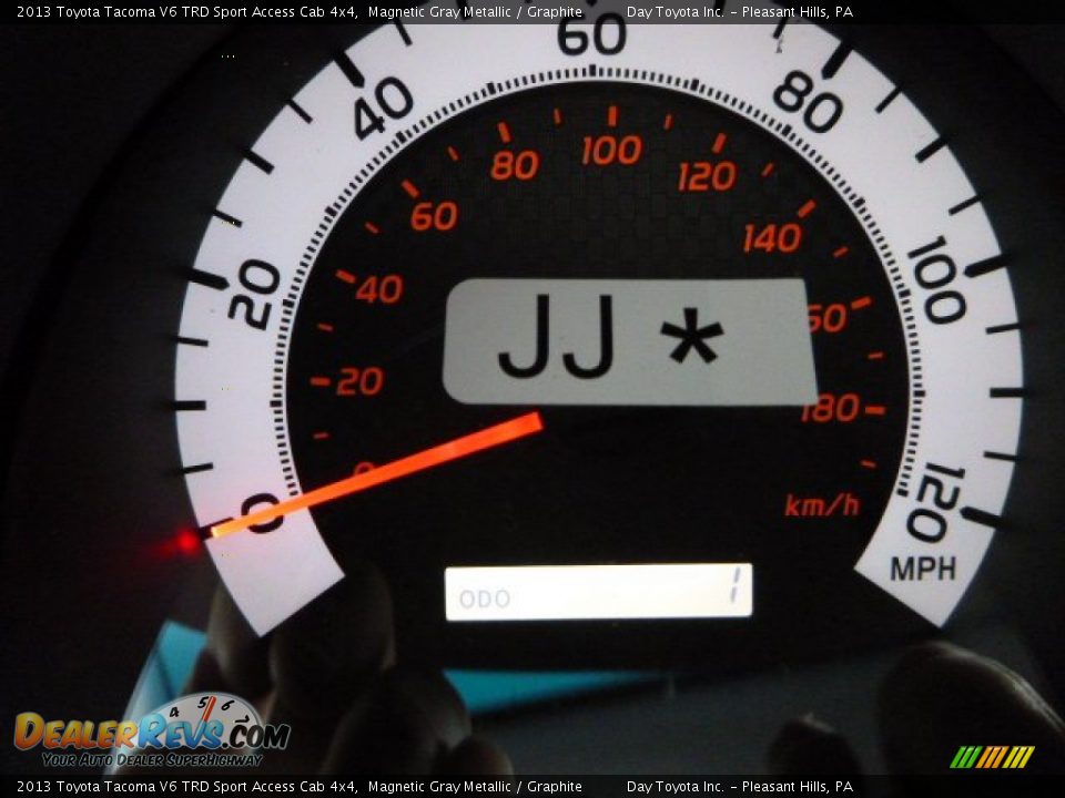 2013 Toyota Tacoma V6 TRD Sport Access Cab 4x4 Magnetic Gray Metallic / Graphite Photo #19