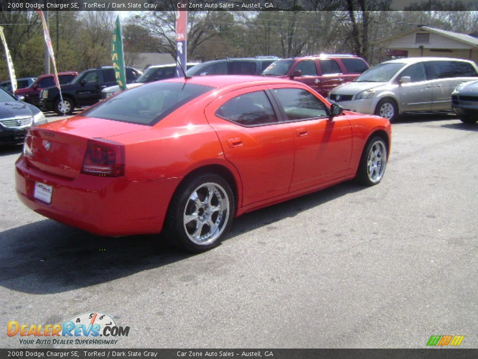 2008 Dodge Charger SE TorRed / Dark Slate Gray Photo #6