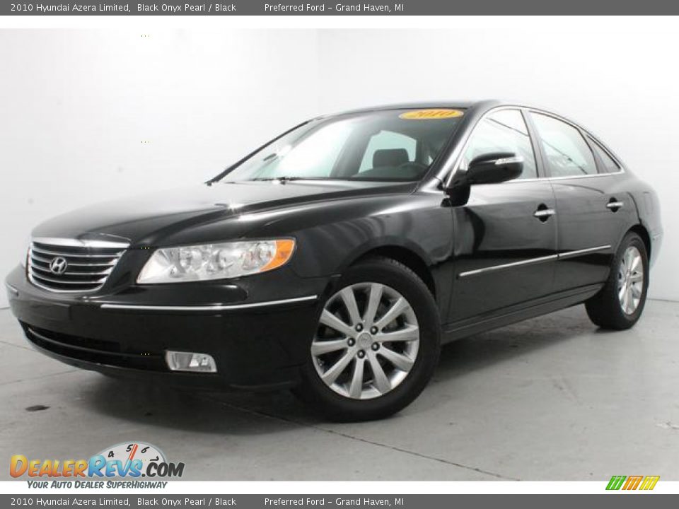 2010 Hyundai Azera Limited Black Onyx Pearl / Black Photo #1