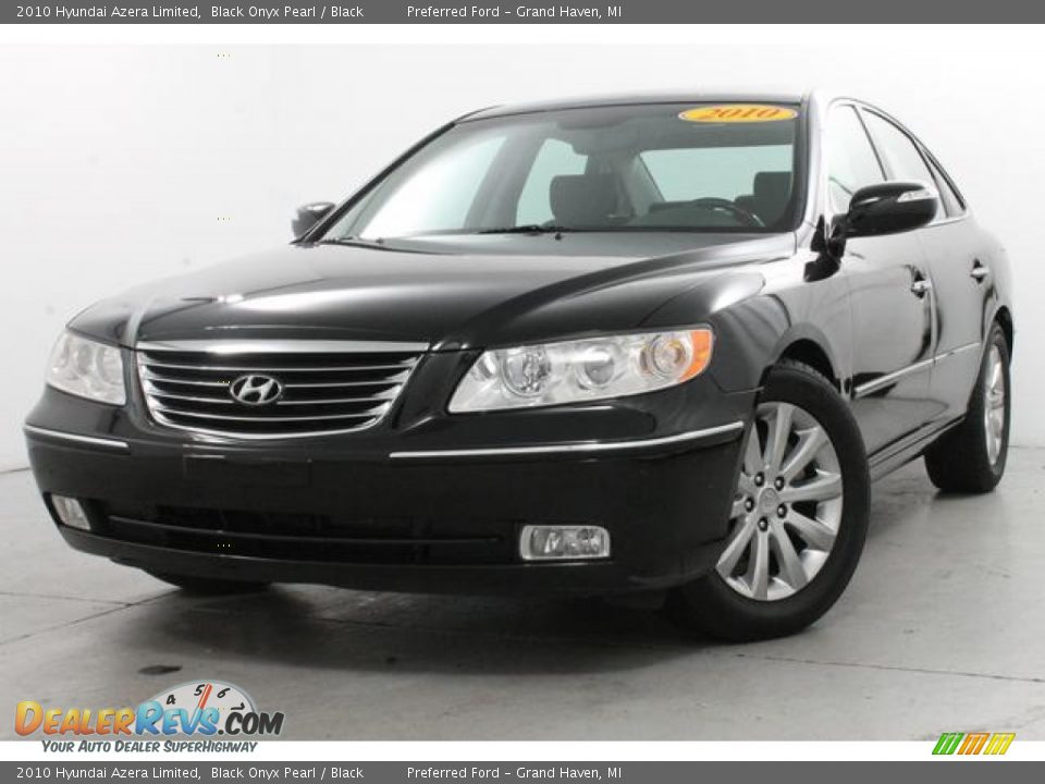 2010 Hyundai Azera Limited Black Onyx Pearl / Black Photo #2