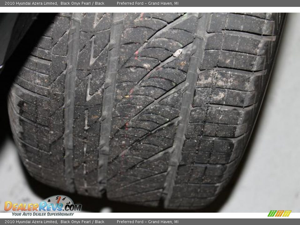 2010 Hyundai Azera Limited Black Onyx Pearl / Black Photo #11