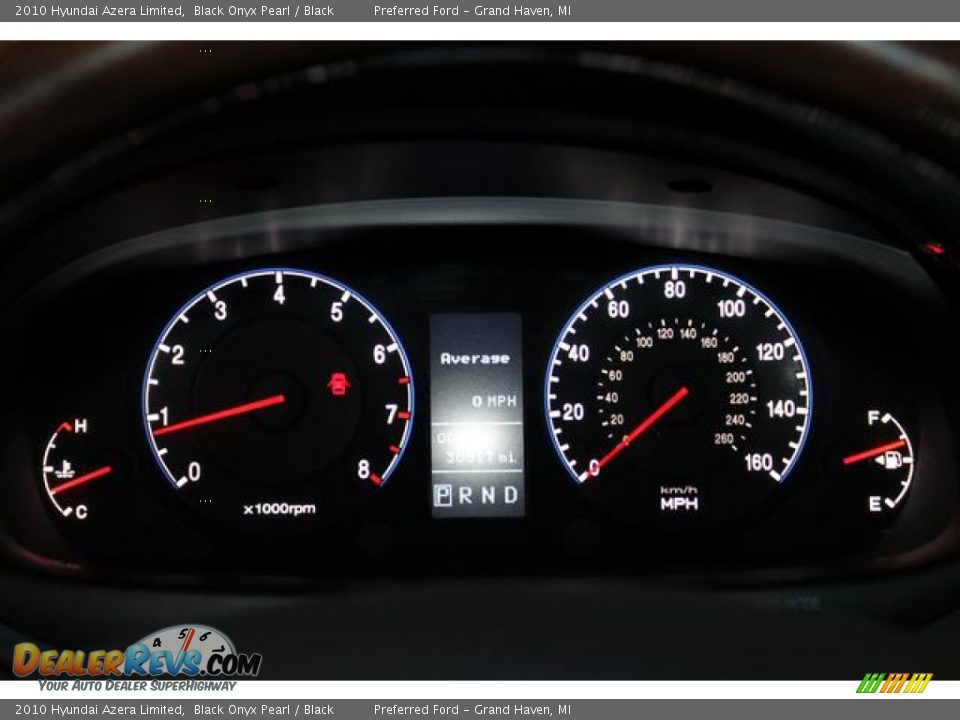 2010 Hyundai Azera Limited Gauges Photo #18