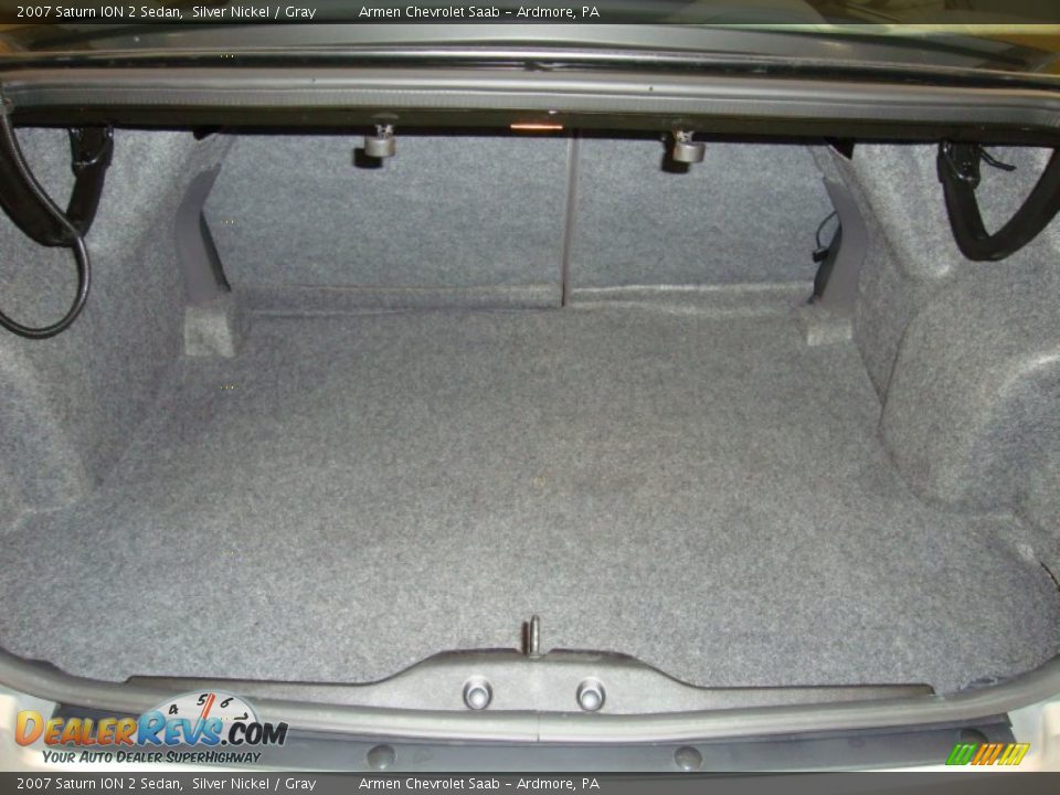 2007 Saturn ION 2 Sedan Silver Nickel / Gray Photo #20