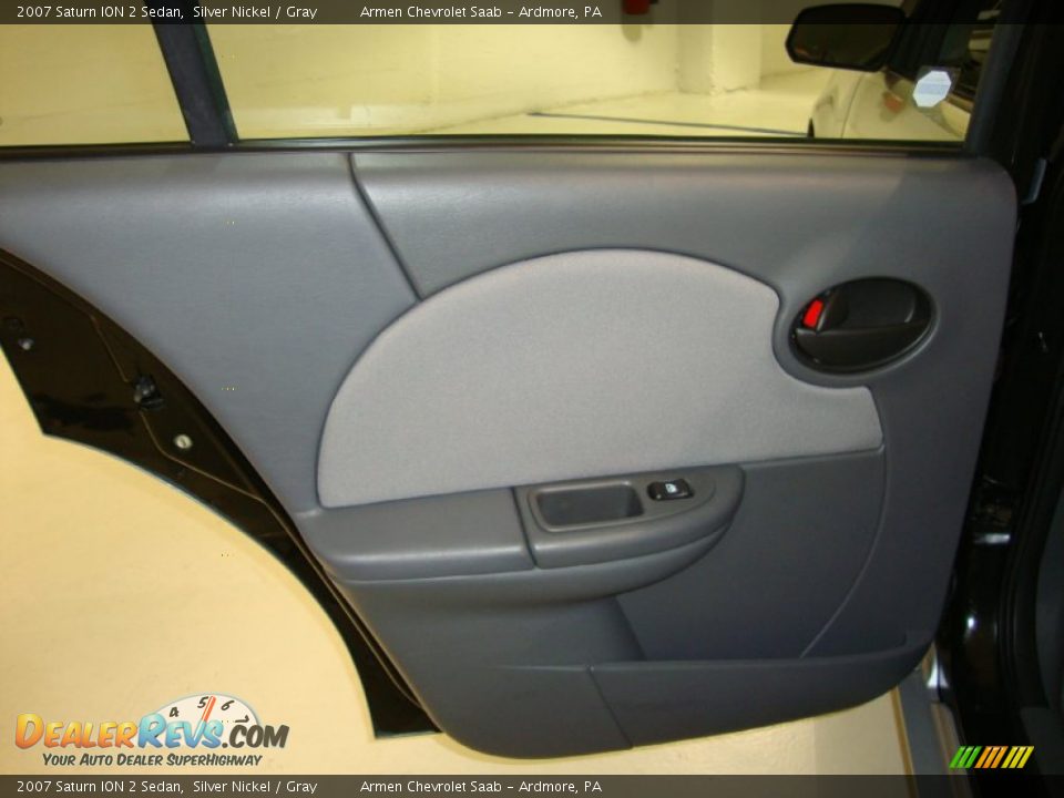 2007 Saturn ION 2 Sedan Silver Nickel / Gray Photo #22