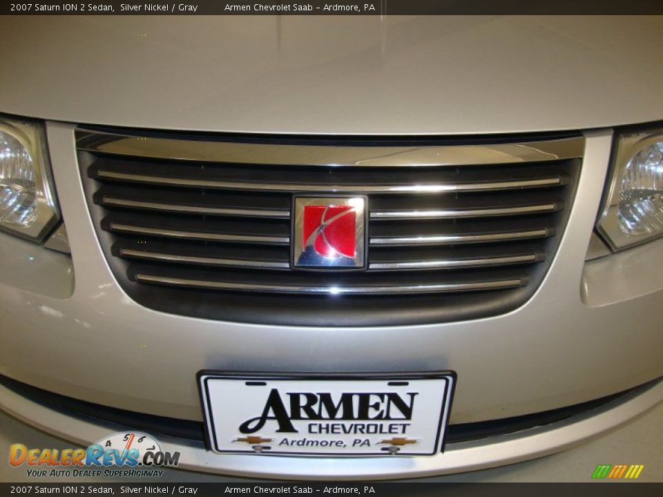 2007 Saturn ION 2 Sedan Silver Nickel / Gray Photo #26