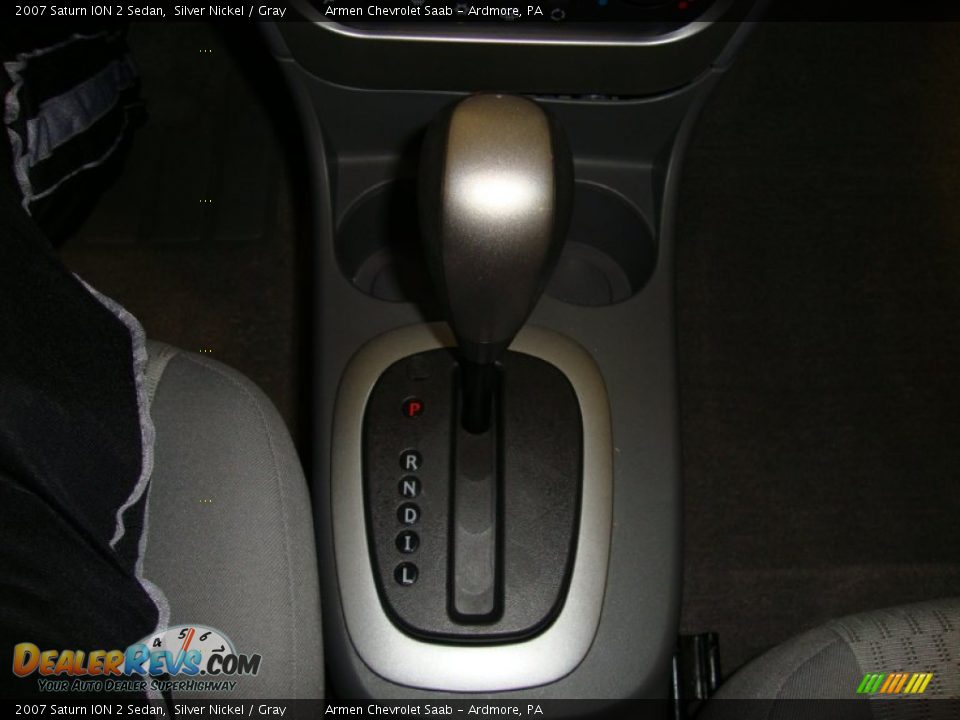 2007 Saturn ION 2 Sedan Silver Nickel / Gray Photo #32