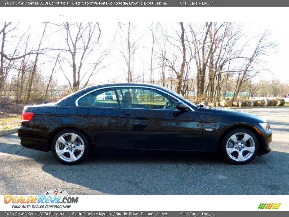 2010 BMW 3 Series 328i Convertible Black Sapphire Metallic / Saddle Brown Dakota Leather Photo #11