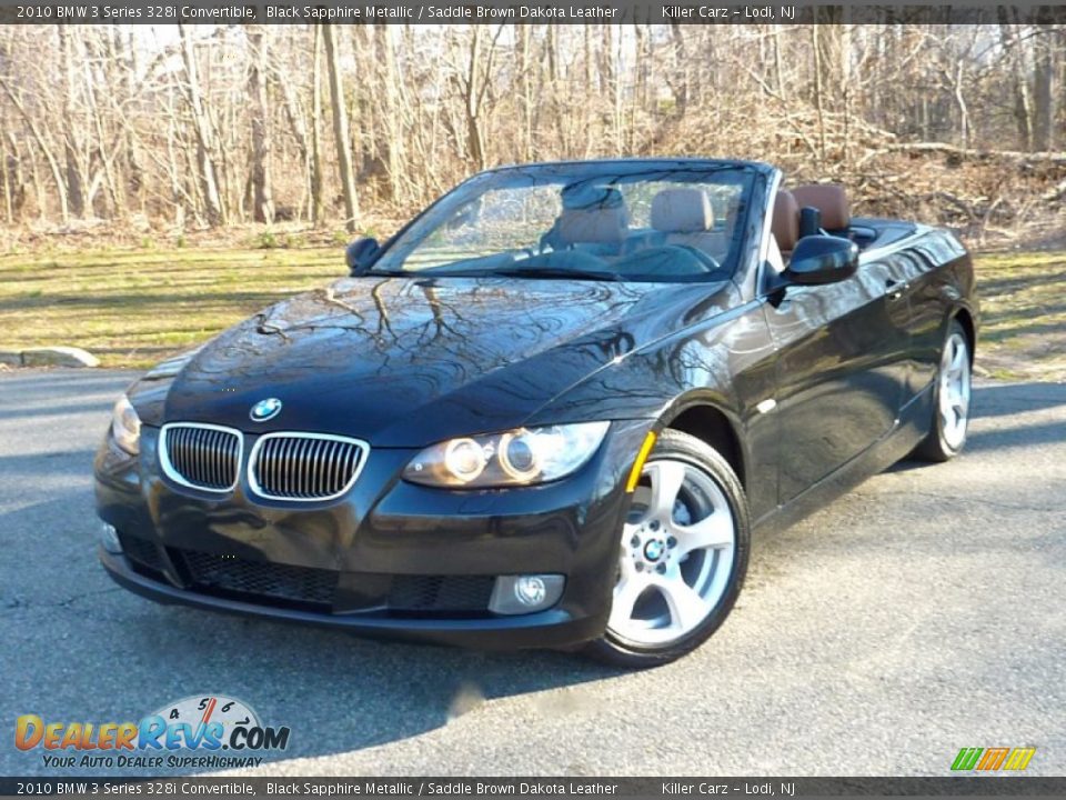 2010 BMW 3 Series 328i Convertible Black Sapphire Metallic / Saddle Brown Dakota Leather Photo #15