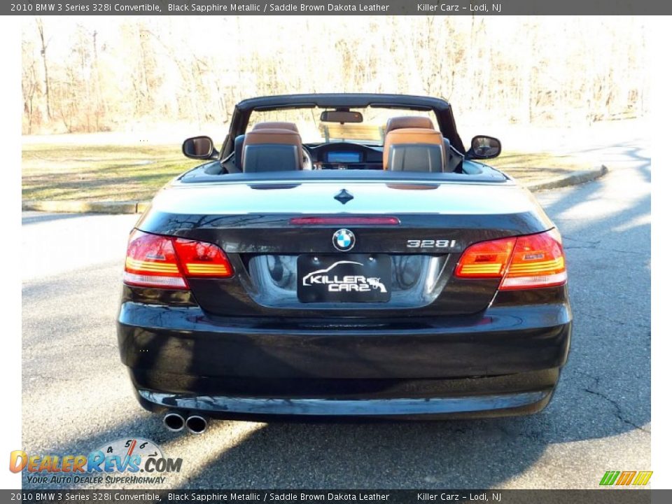 2010 BMW 3 Series 328i Convertible Black Sapphire Metallic / Saddle Brown Dakota Leather Photo #17
