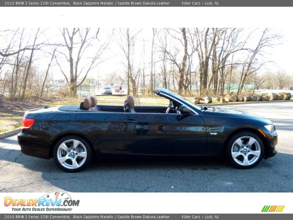 2010 BMW 3 Series 328i Convertible Black Sapphire Metallic / Saddle Brown Dakota Leather Photo #18