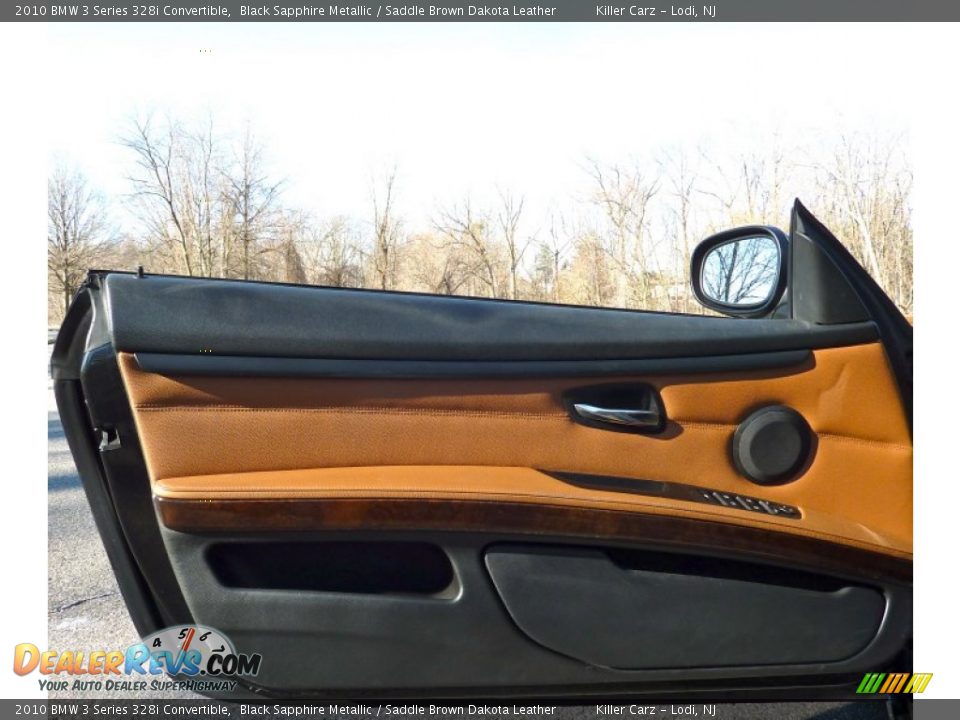 2010 BMW 3 Series 328i Convertible Black Sapphire Metallic / Saddle Brown Dakota Leather Photo #19
