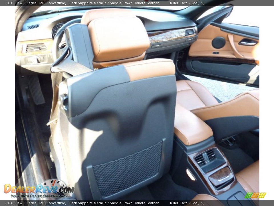 2010 BMW 3 Series 328i Convertible Black Sapphire Metallic / Saddle Brown Dakota Leather Photo #30