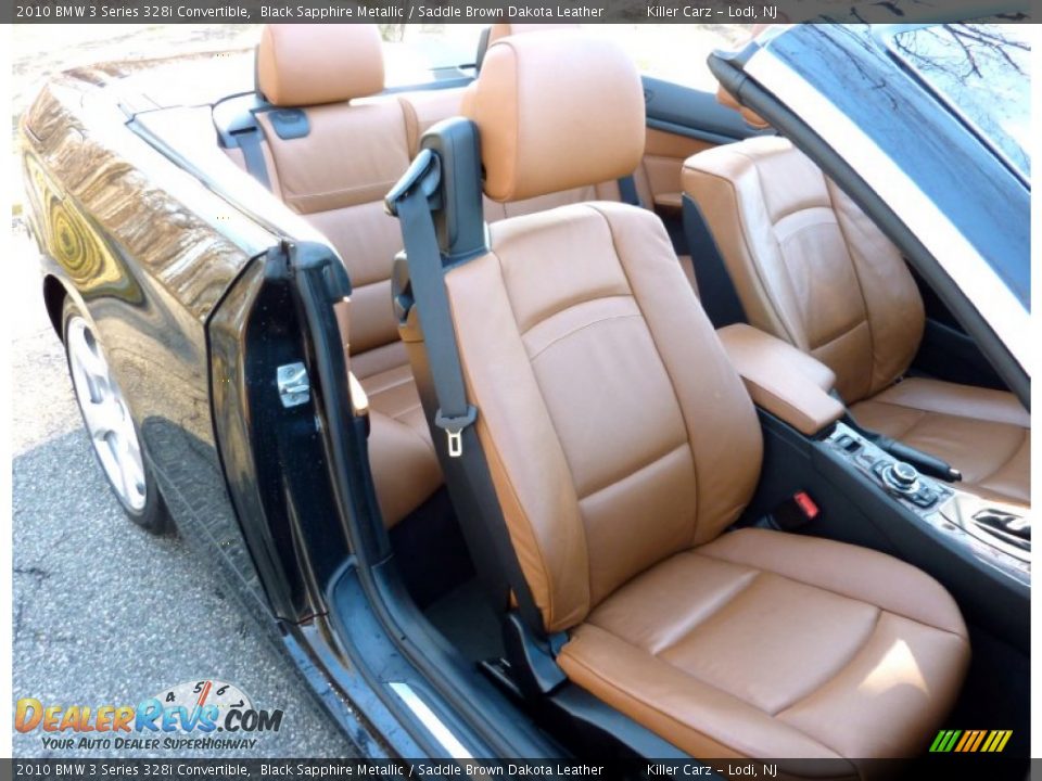 2010 BMW 3 Series 328i Convertible Black Sapphire Metallic / Saddle Brown Dakota Leather Photo #31