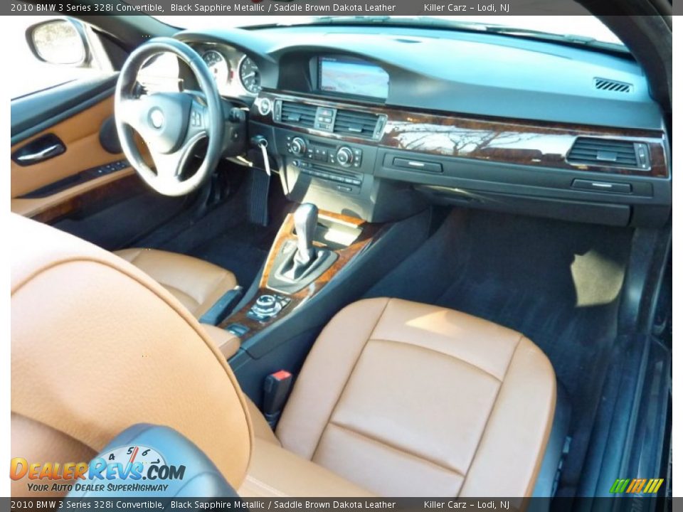 2010 BMW 3 Series 328i Convertible Black Sapphire Metallic / Saddle Brown Dakota Leather Photo #33