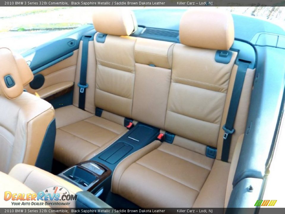 2010 BMW 3 Series 328i Convertible Black Sapphire Metallic / Saddle Brown Dakota Leather Photo #34