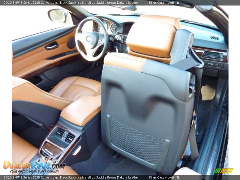 2010 BMW 3 Series 328i Convertible Black Sapphire Metallic / Saddle Brown Dakota Leather Photo #36