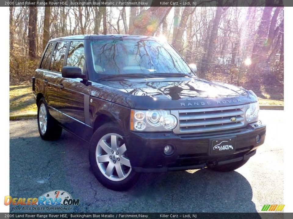 2006 Land Rover Range Rover HSE Buckingham Blue Metallic / Parchment/Navy Photo #1
