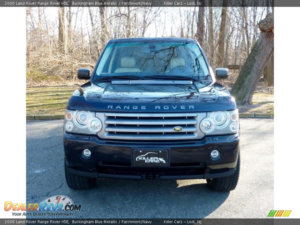 2006 Land Rover Range Rover HSE Buckingham Blue Metallic / Parchment/Navy Photo #2
