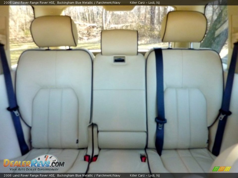 2006 Land Rover Range Rover HSE Buckingham Blue Metallic / Parchment/Navy Photo #9