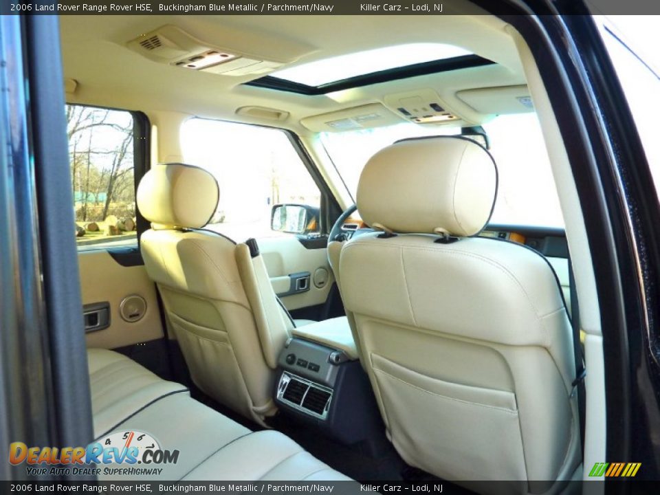 2006 Land Rover Range Rover HSE Buckingham Blue Metallic / Parchment/Navy Photo #29