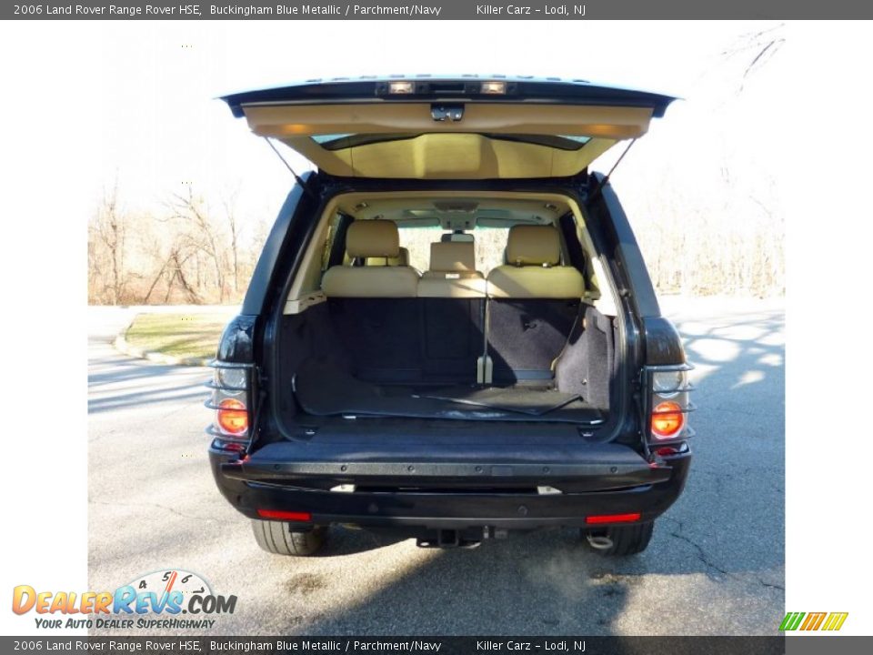 2006 Land Rover Range Rover HSE Buckingham Blue Metallic / Parchment/Navy Photo #30