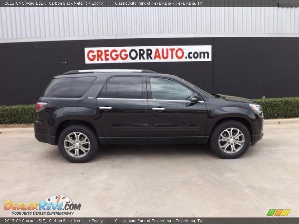 2013 GMC Acadia SLT Carbon Black Metallic / Ebony Photo #4