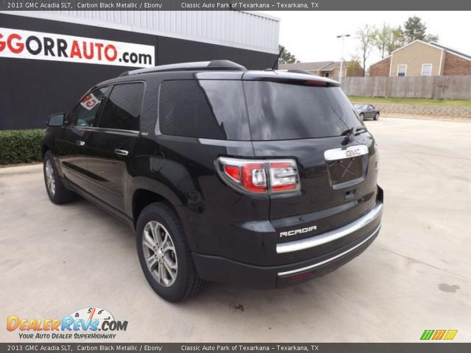 2013 GMC Acadia SLT Carbon Black Metallic / Ebony Photo #5