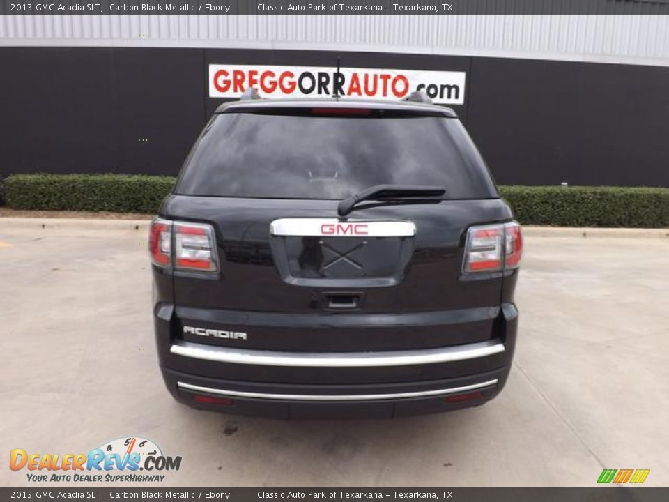 2013 GMC Acadia SLT Carbon Black Metallic / Ebony Photo #6