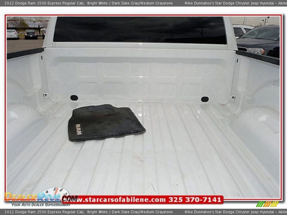 2012 Dodge Ram 1500 Express Regular Cab Bright White / Dark Slate Gray/Medium Graystone Photo #6