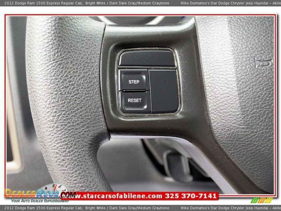 2012 Dodge Ram 1500 Express Regular Cab Bright White / Dark Slate Gray/Medium Graystone Photo #16