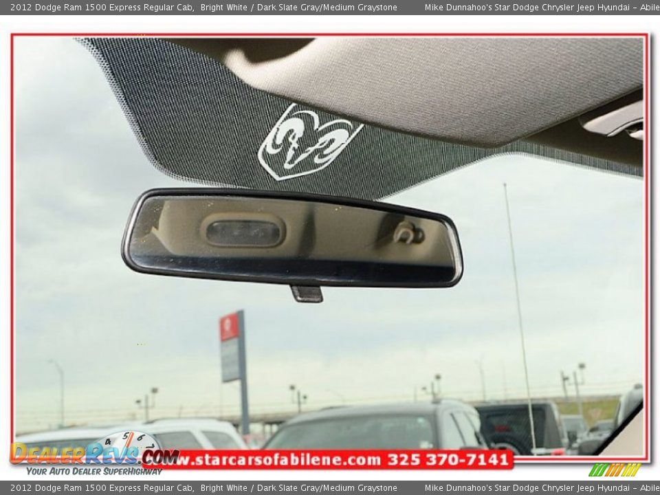2012 Dodge Ram 1500 Express Regular Cab Bright White / Dark Slate Gray/Medium Graystone Photo #18
